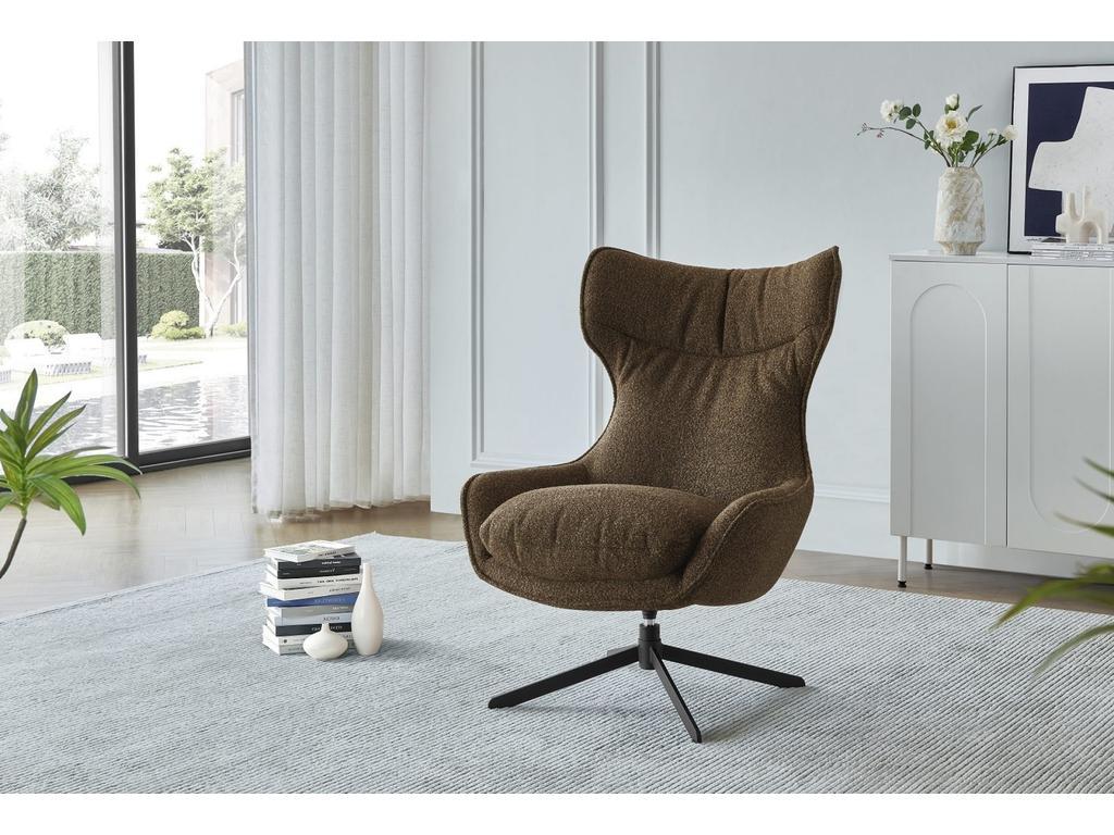 Euro Style Furniture: кресло(коричневый)