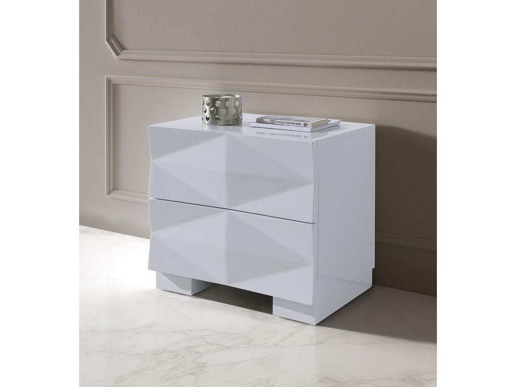 Dupen: тумба прикроватная(белая)