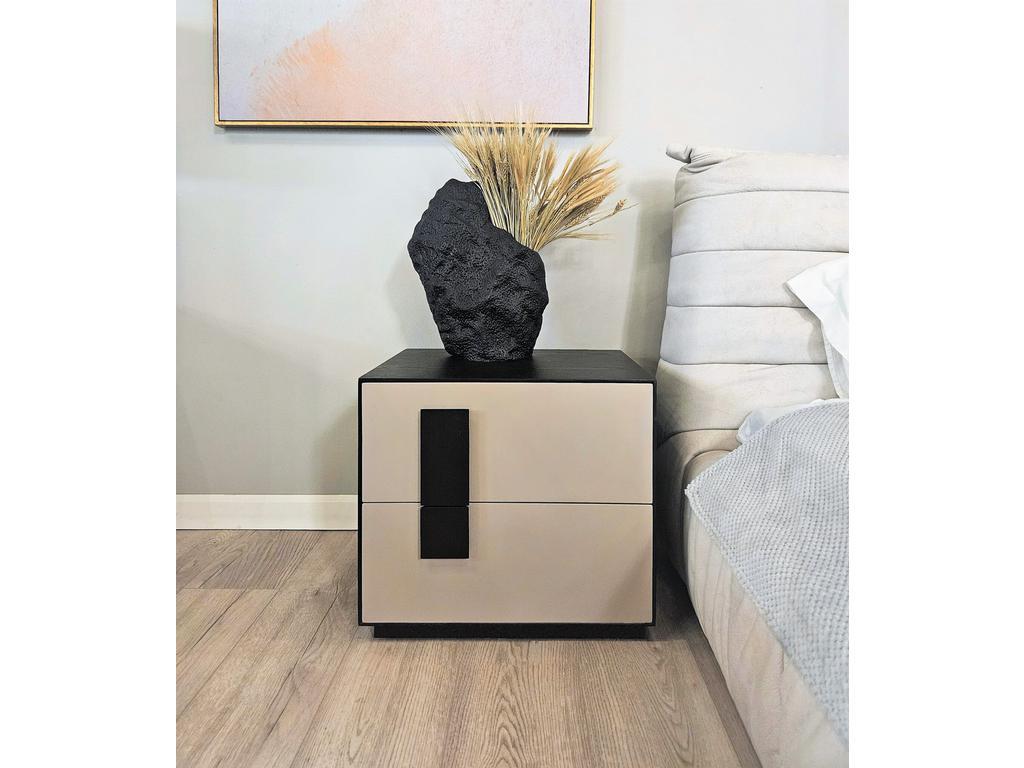 STG: тумба прикроватная(серый, черный)