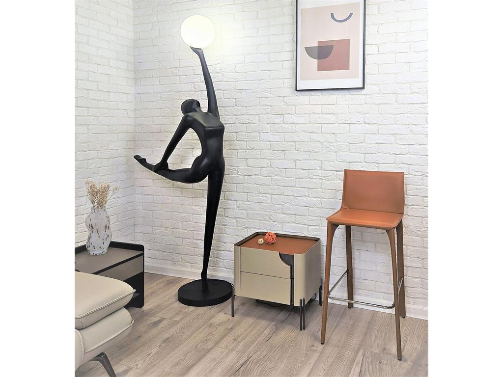 STG: стул барный(коричневый)