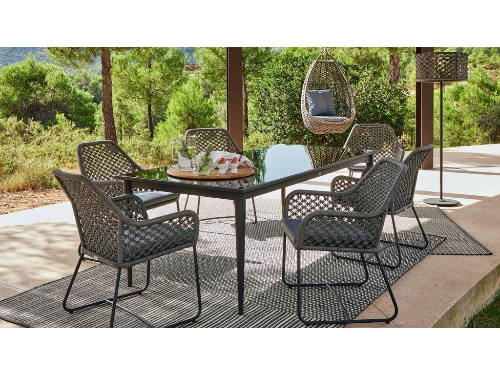 Skylinedesign: стол обеденный(серый)