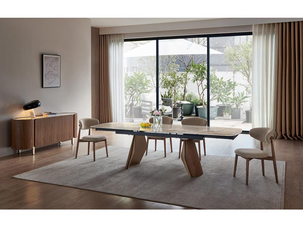 Euro Style Furniture: стол обеденный(коричневый)