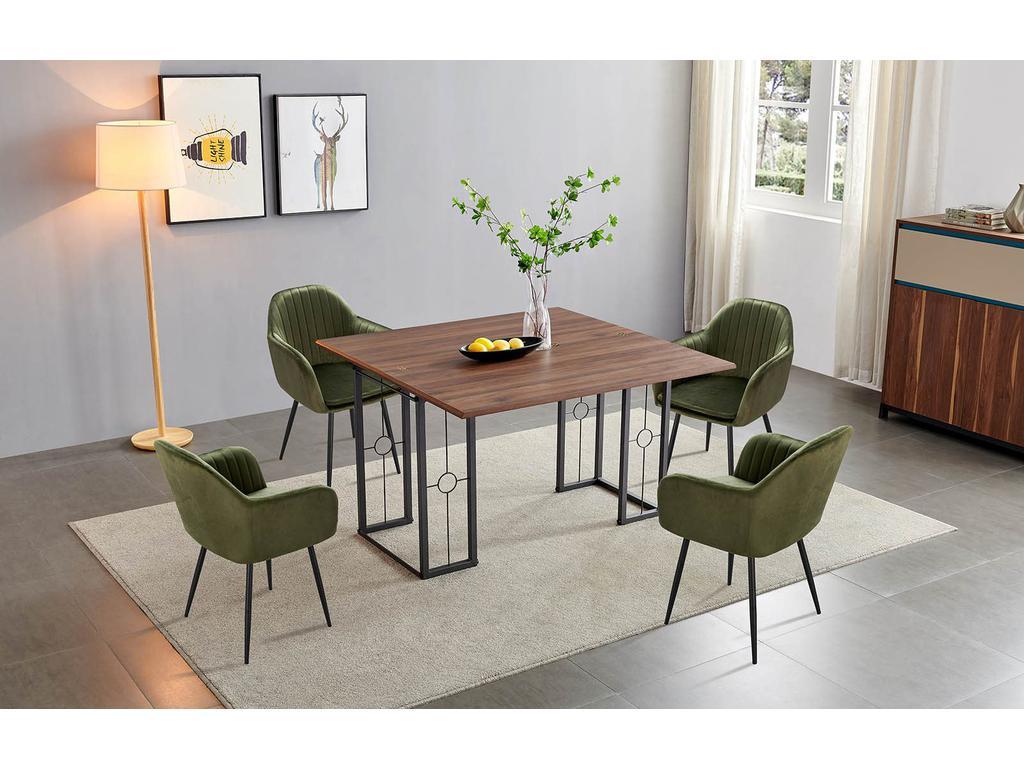 Euro Style Furniture: стол-трансформер(орех)