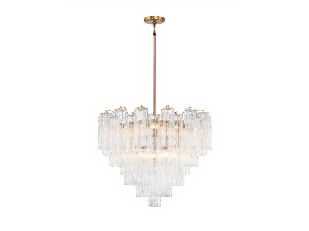 HermitageHome: люстра подвесная(прозрачный, золото)