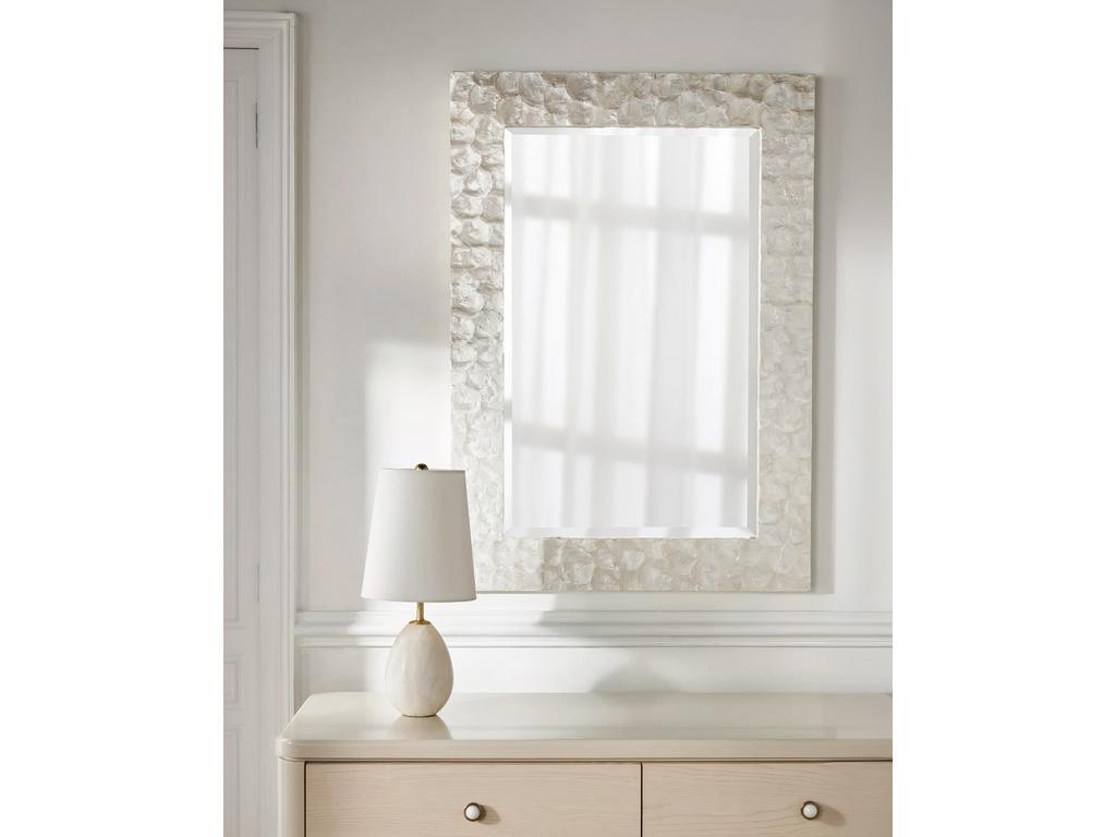 HermitageHome: зеркало настенное(перламутровый кремовый, серебро)