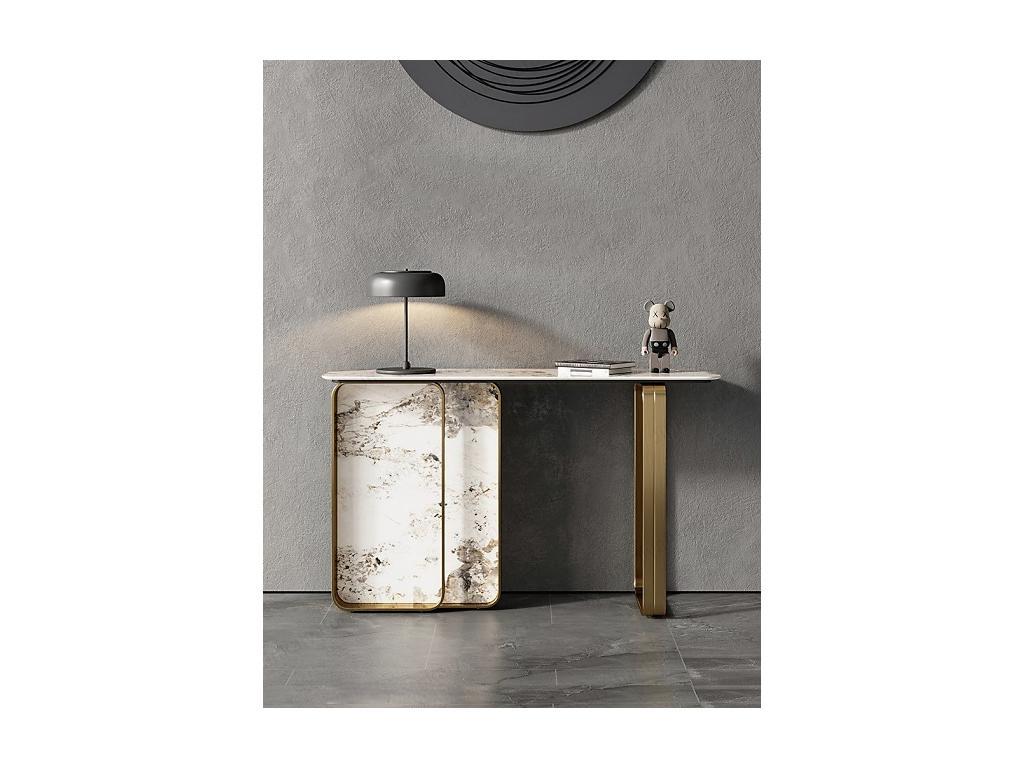 STG: консоль(коричневый мрамор)