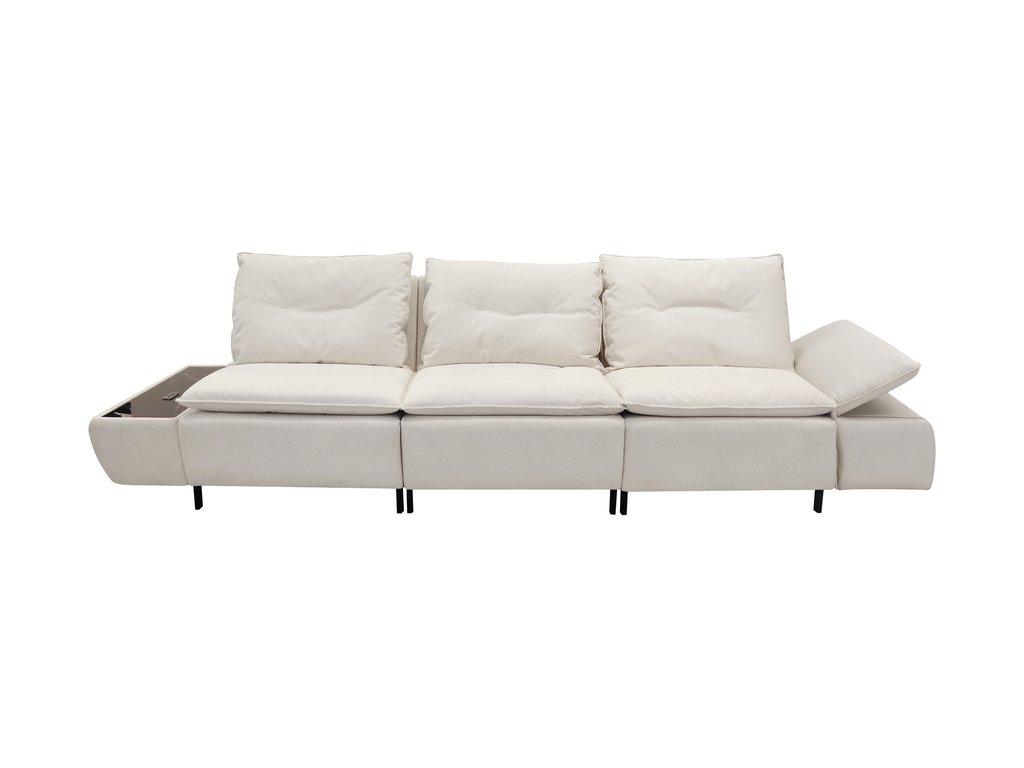 STG: диван-реклайнер(серо бежевый)