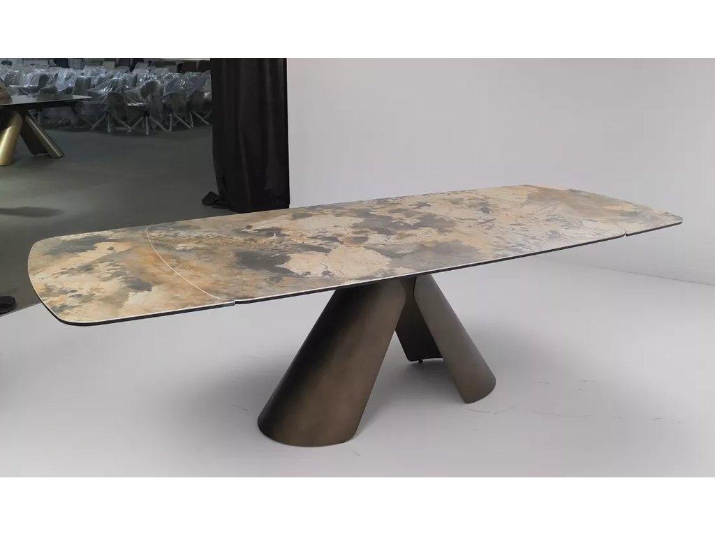 Megapolis-II: стол обеденный(коричнево-серый)