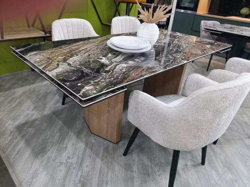 Megapolis-II: стол обеденный(коричневый)