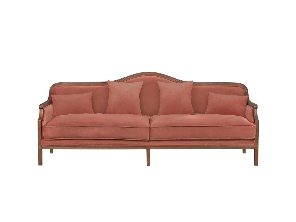 Interior: диван 4 местный(красный)