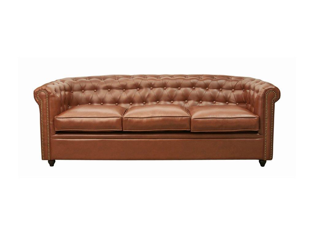 Interior: диван 3 местный(коричневый)