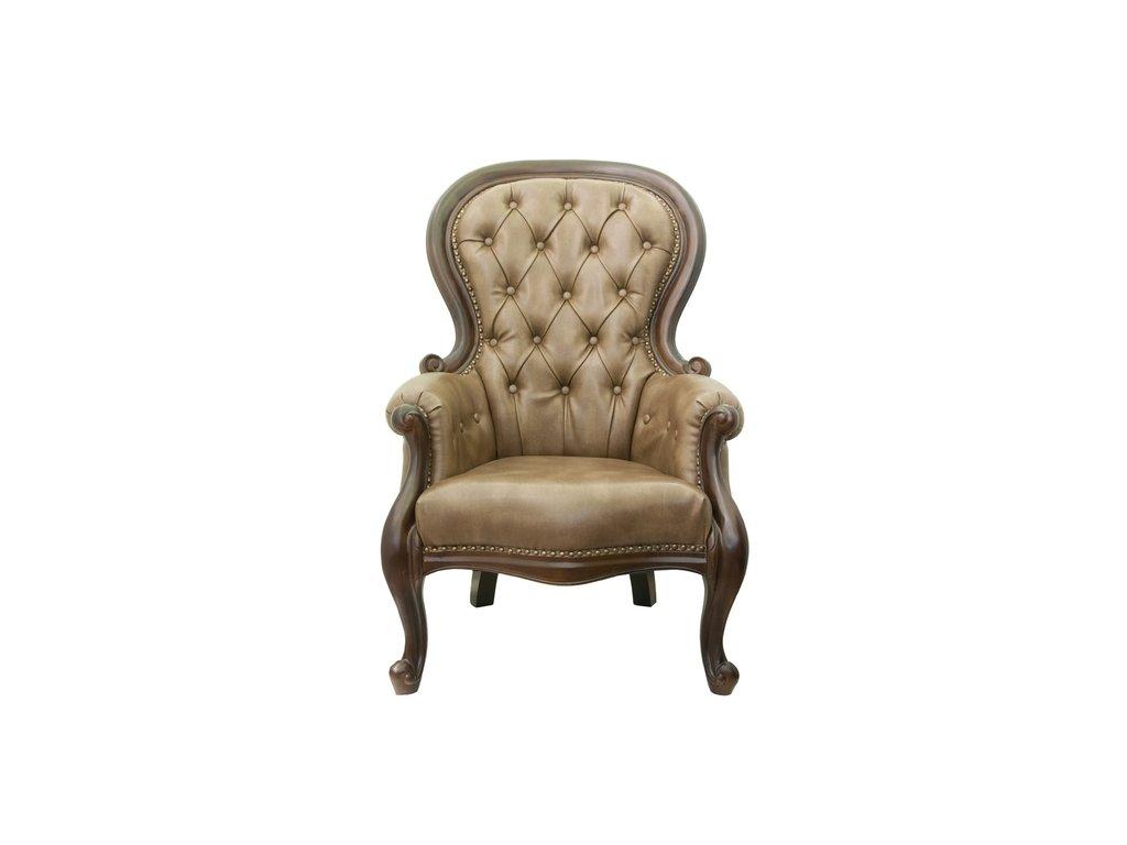 Interior: кресло(темно коричневый)