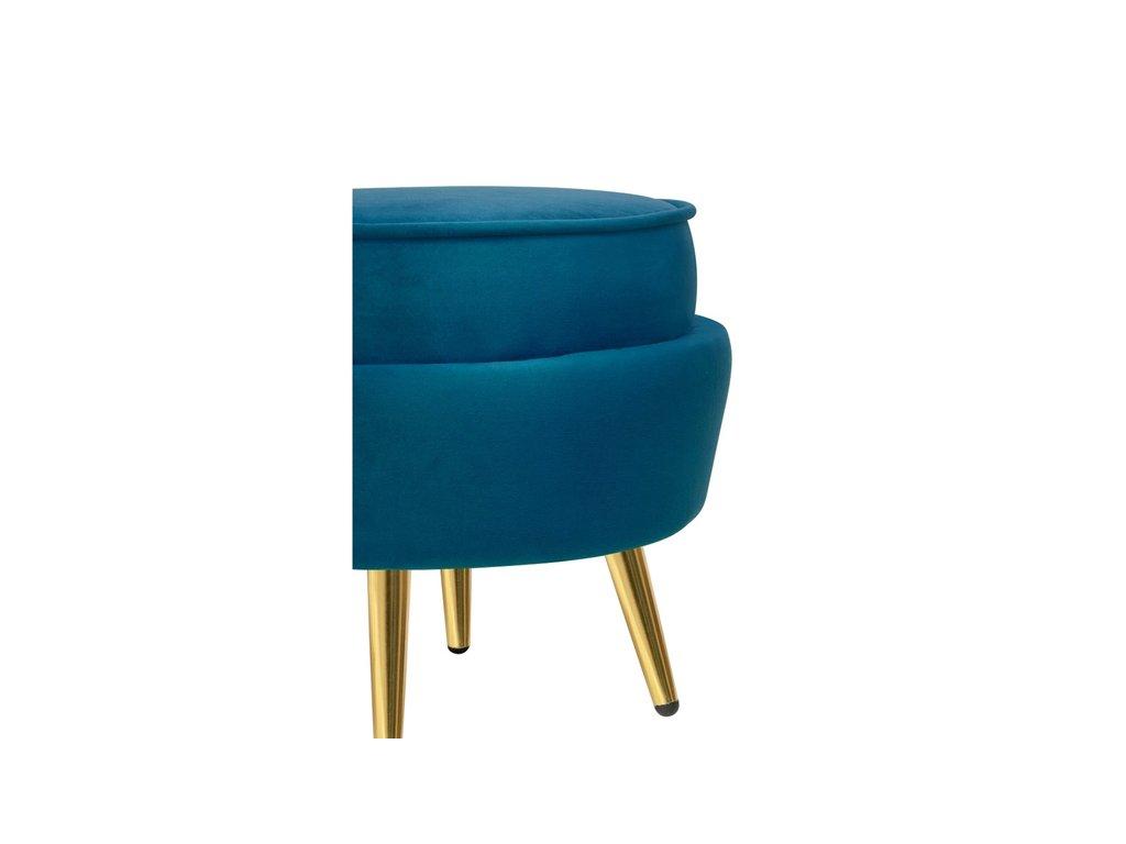 Interior: пуф(синий)