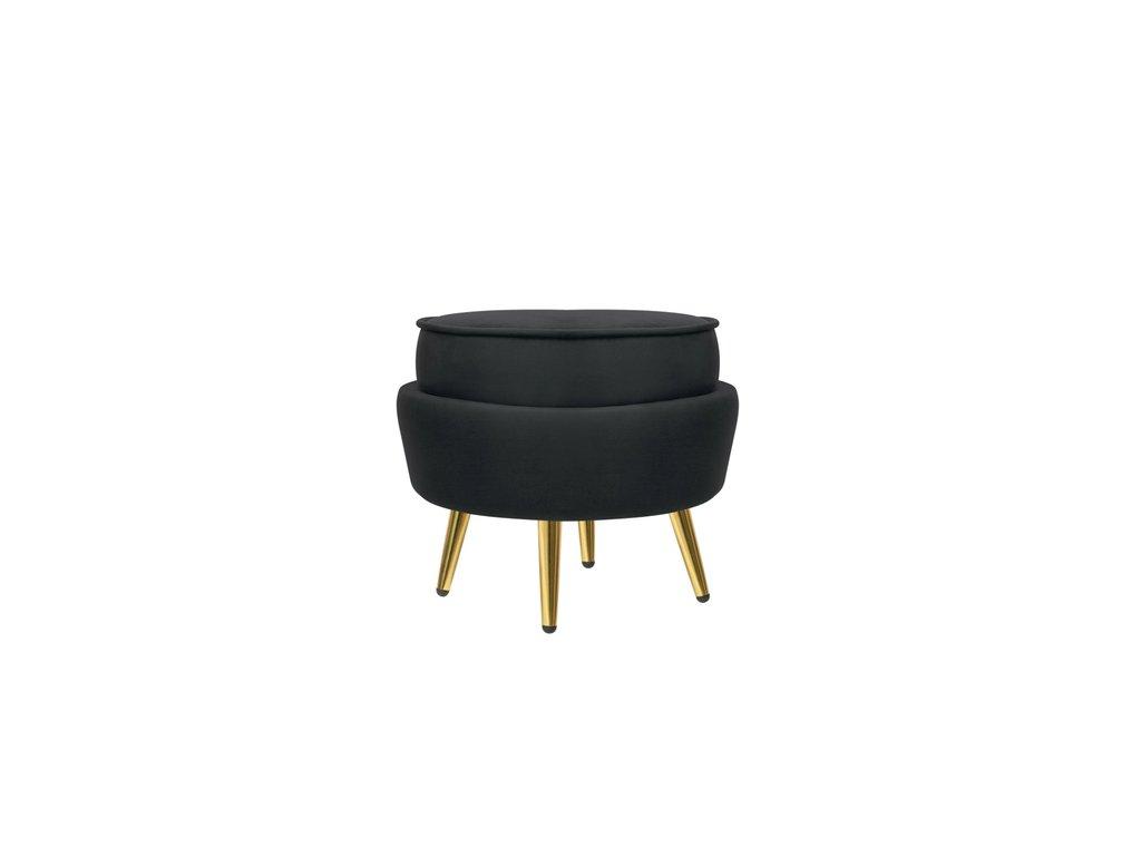 Interior: пуф(черный)