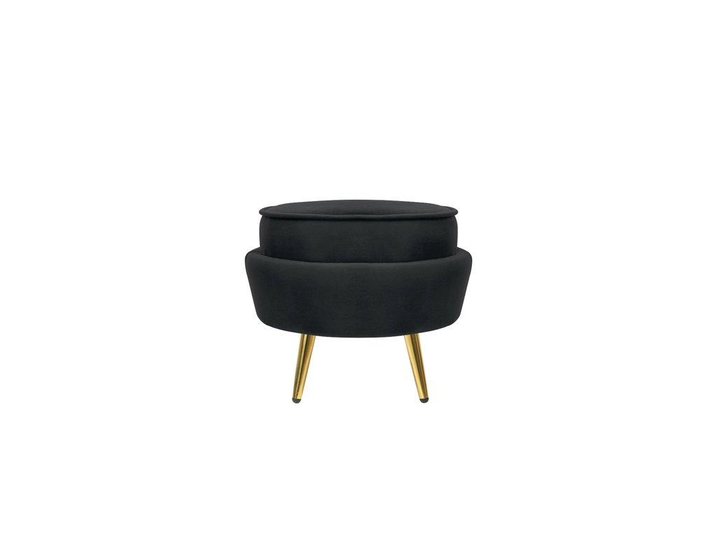 Interior: пуф(черный)