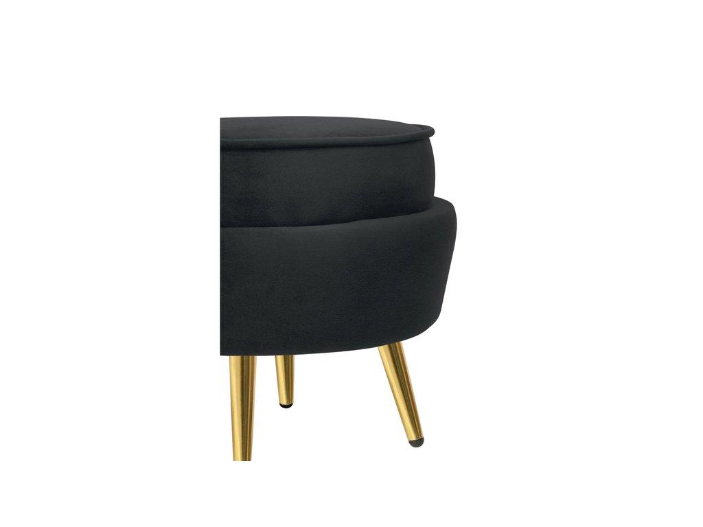 Interior: пуф(черный)