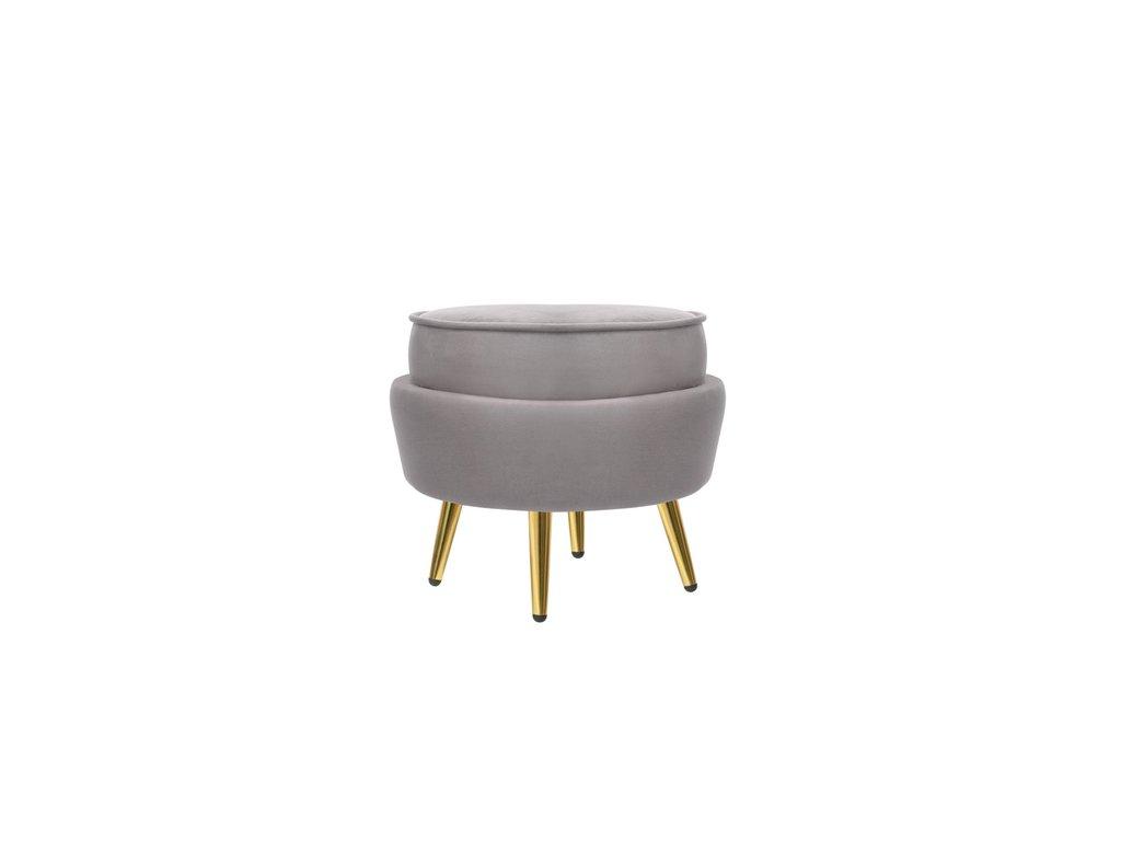 Interior: пуф(серый)