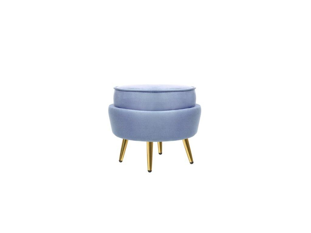 Interior: пуф(голубой)