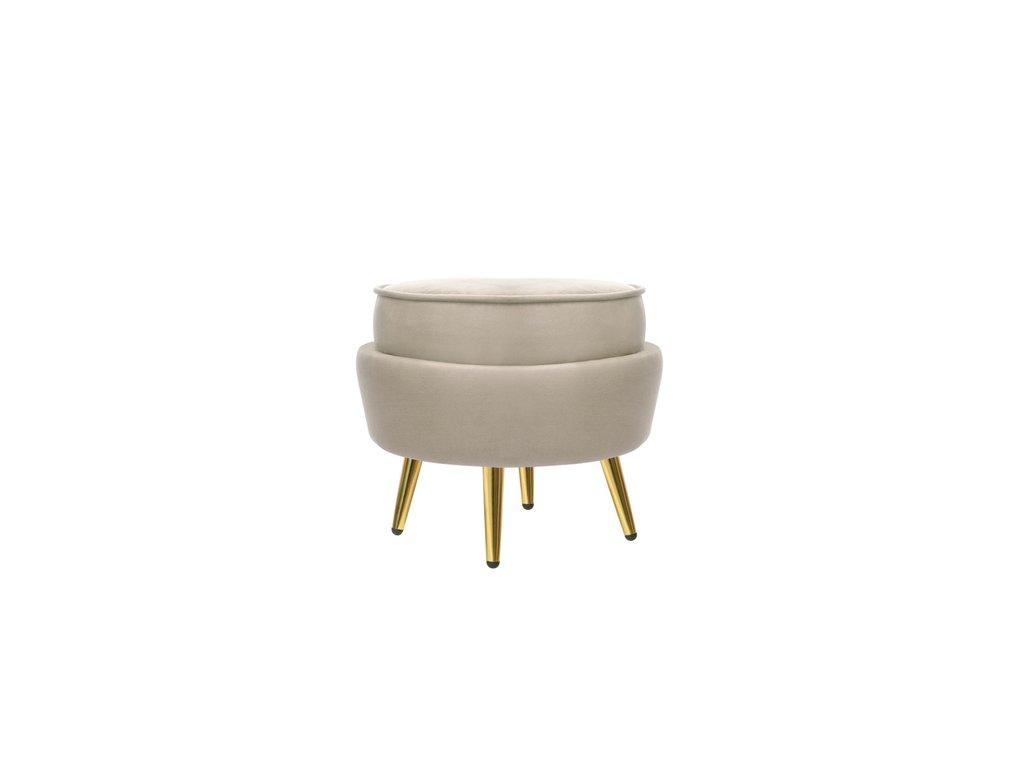 Interior: пуф(светло коричневый)