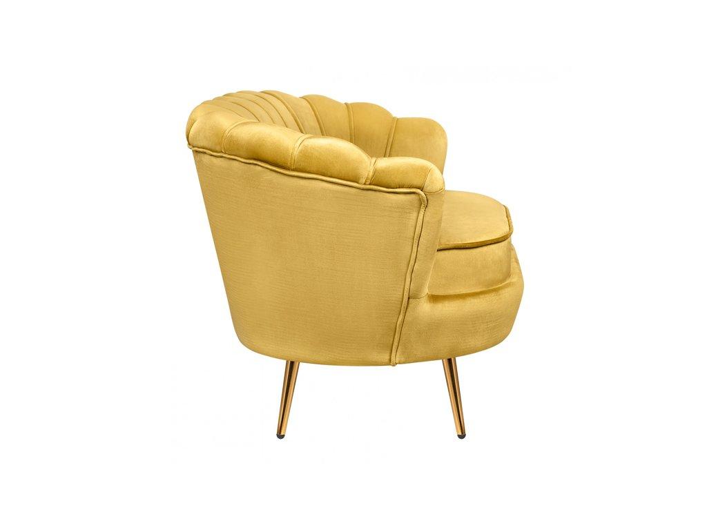 Interior: диван 2 местный(желтый)