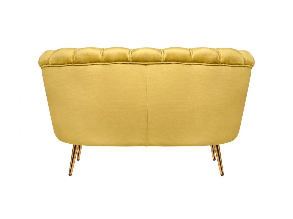 Interior: диван 2 местный(желтый)