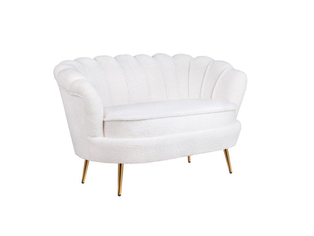 Interior: диван 2 местный(белый)