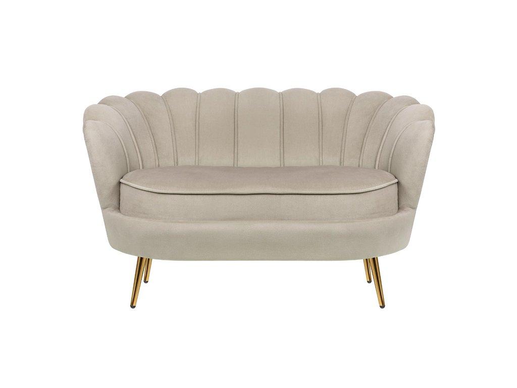 Interior: диван 2 местный(светло коричневый)