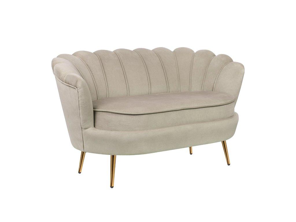 Interior: диван 2 местный(светло коричневый)