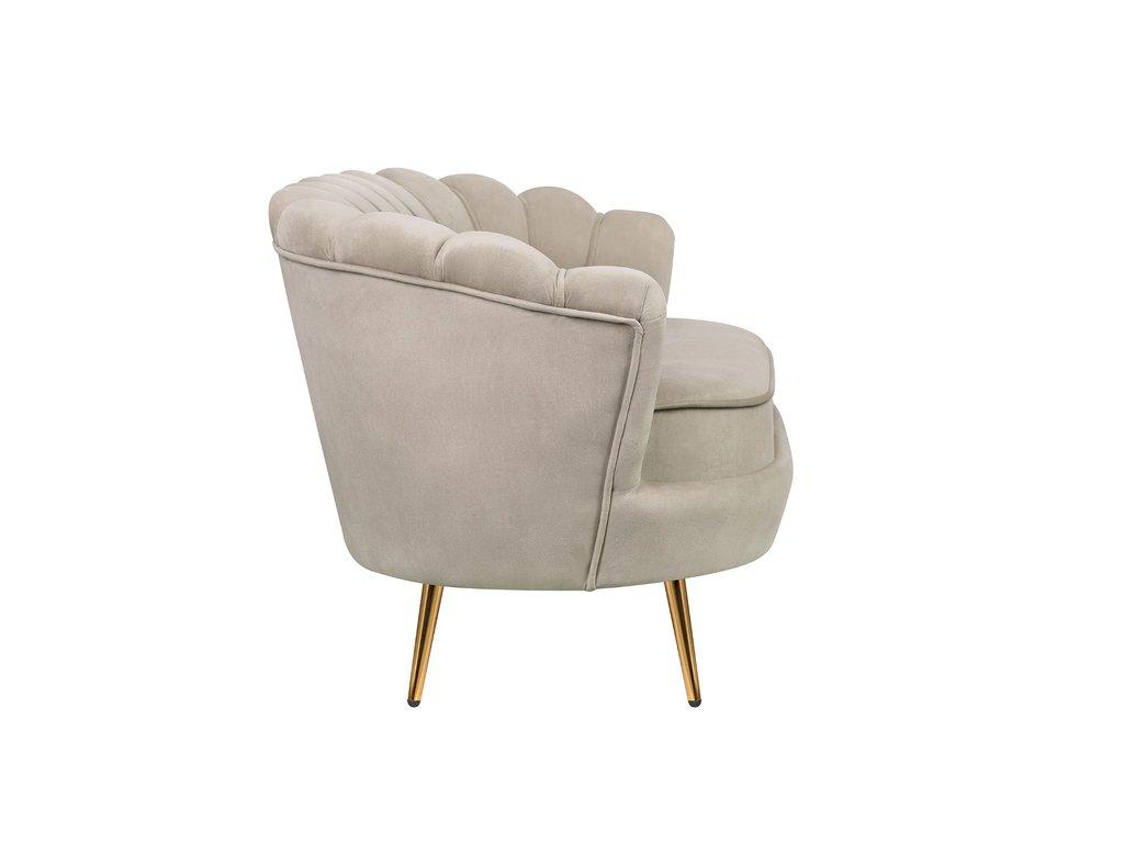 Interior: диван 2 местный(светло коричневый)