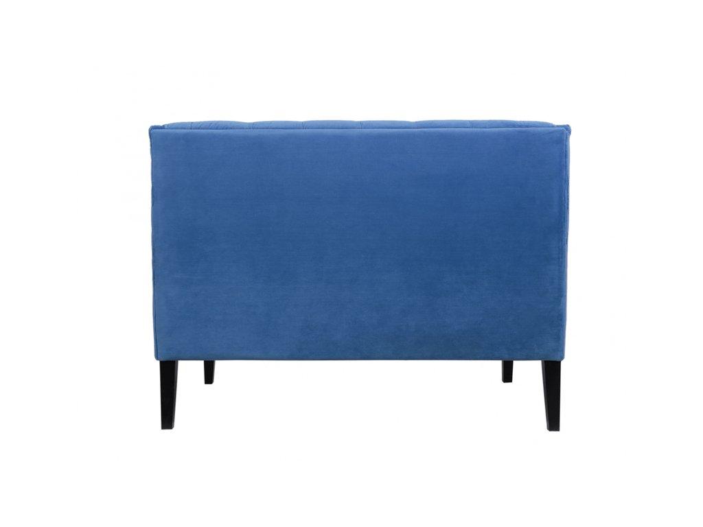 Interior: диван 2 местный(синий)