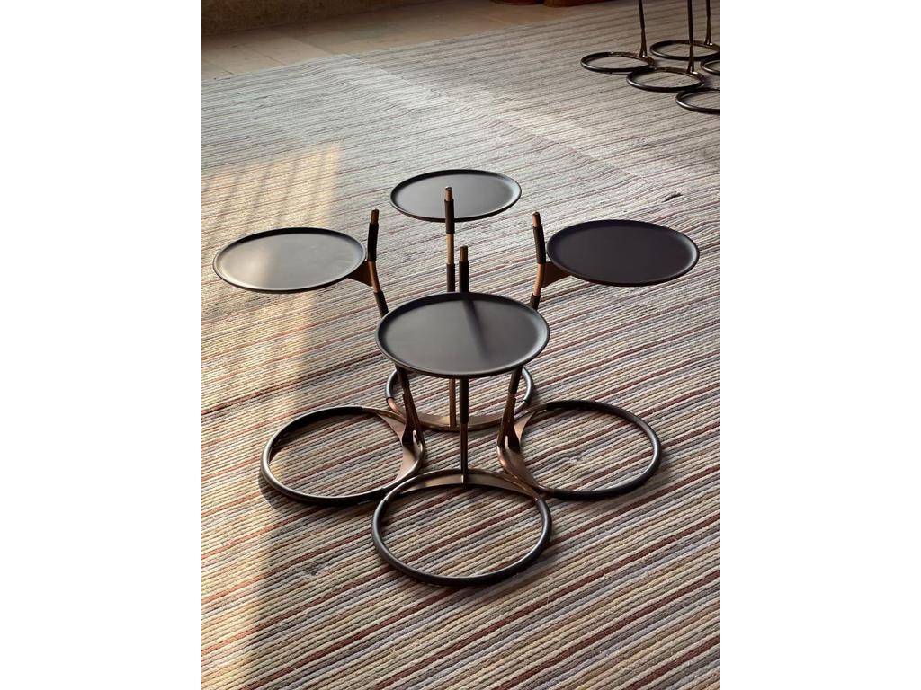 STG: стол кофейный(коричневый)