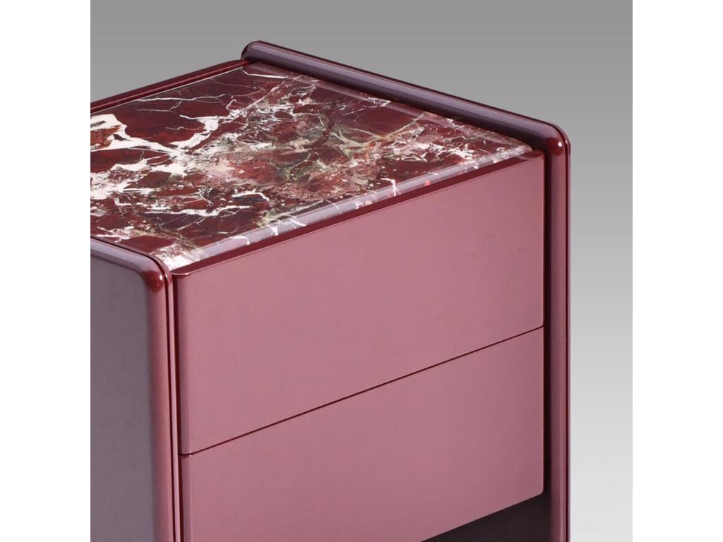 STG: тумба прикроватная(бордовый)