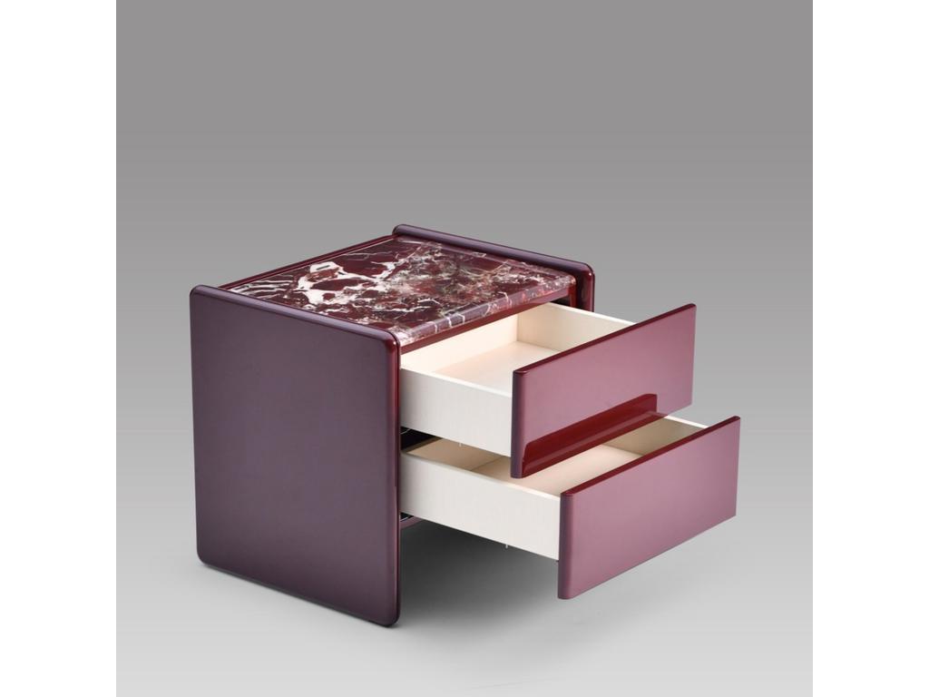 STG: тумба прикроватная(бордовый)