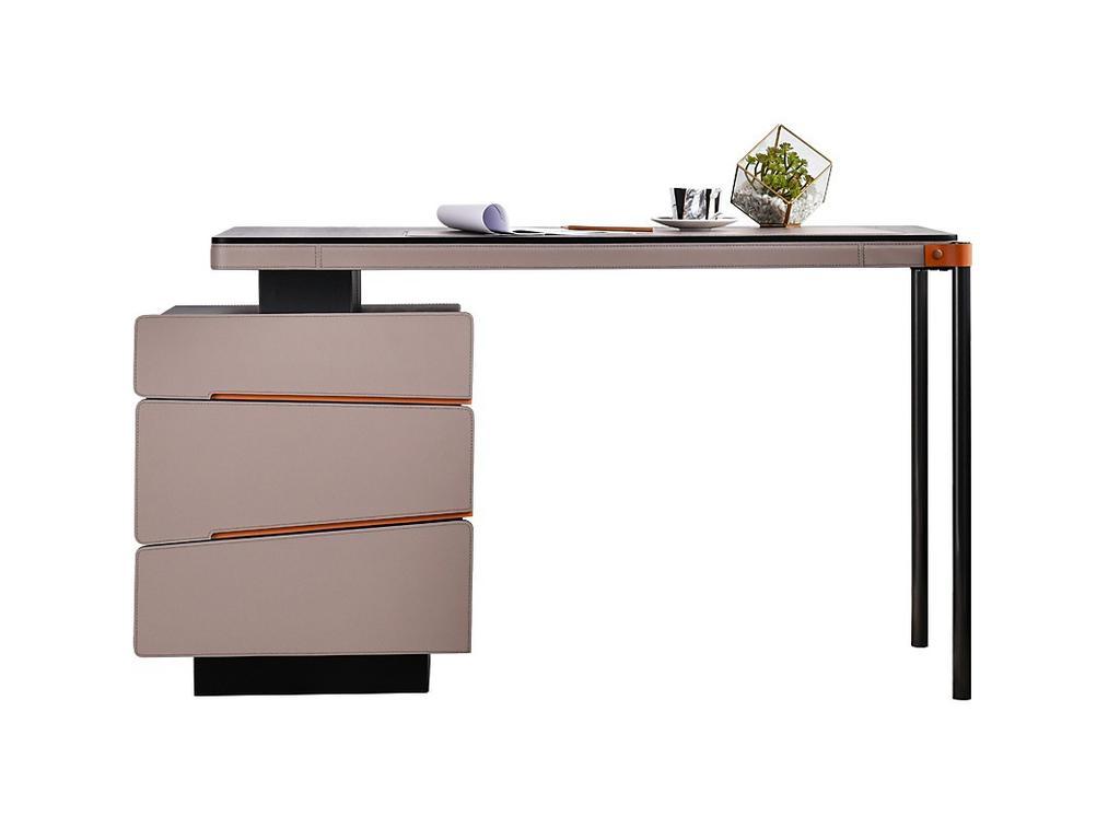 STG: стол письменный(коричневый/бежевый)