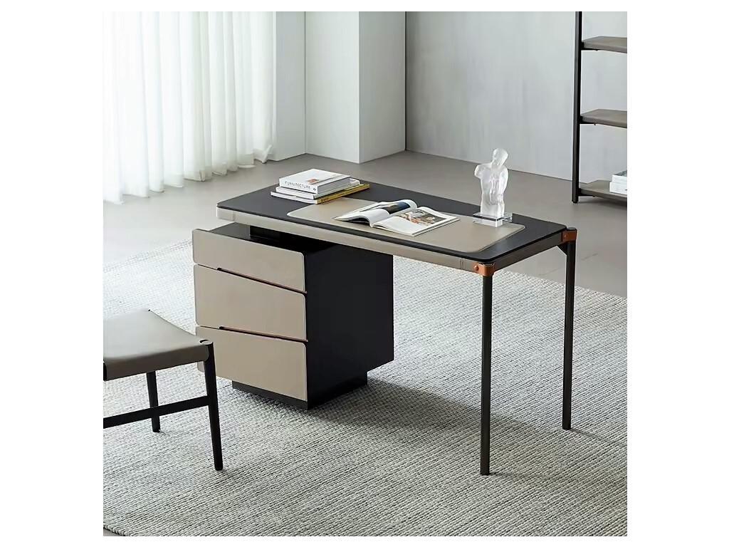 STG: стол письменный(коричневый/бежевый)