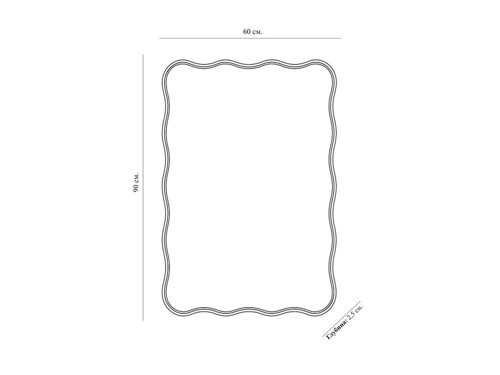 HermitageHome: зеркало настенное(черный)