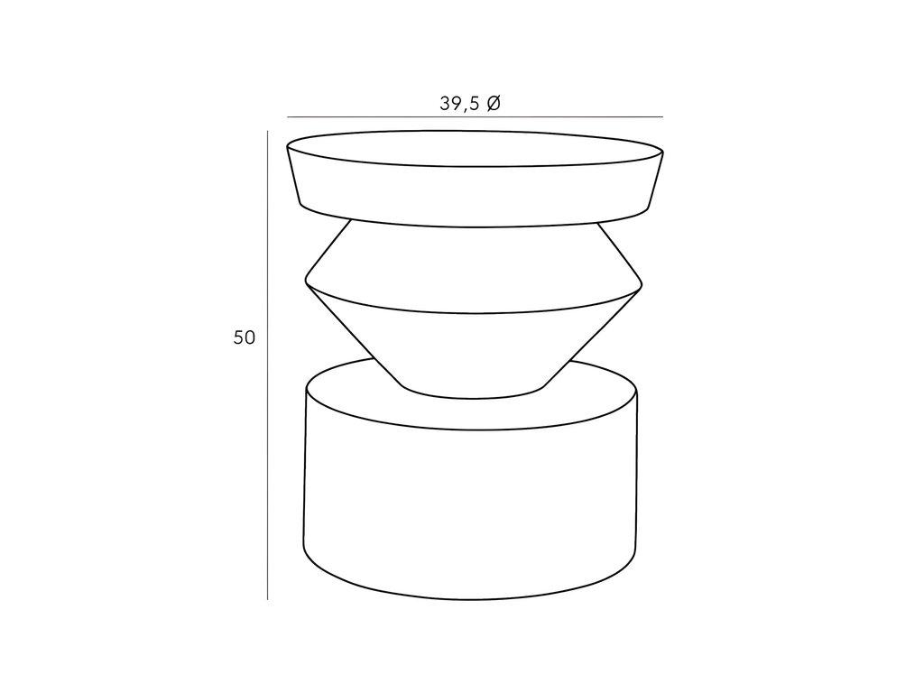 HermitageHome: стол кофейный(коричневый)