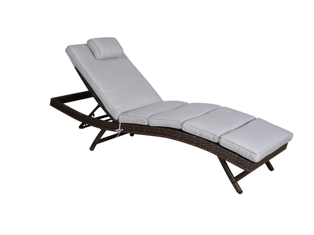 4SIS: шезлонг(коричневый)