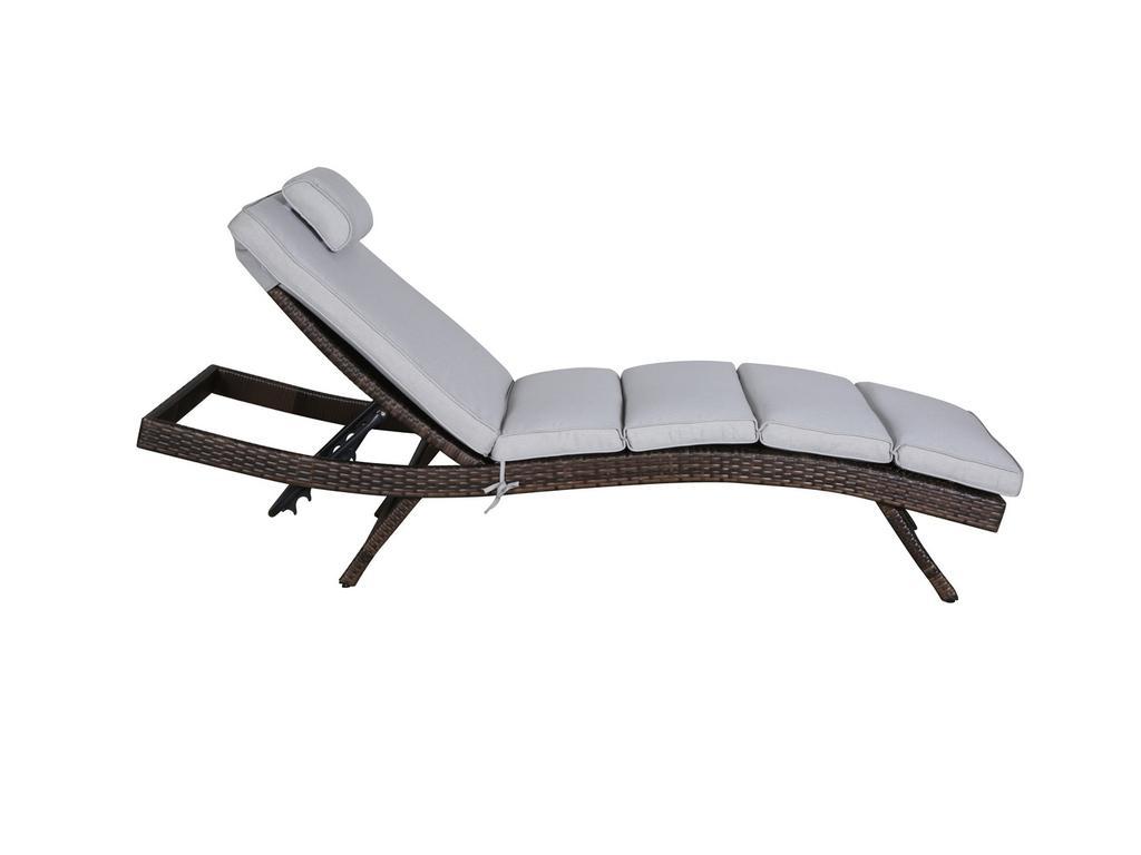 4SIS: шезлонг(коричневый)