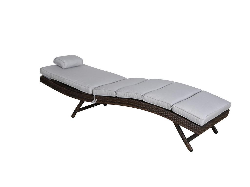 4SIS: шезлонг(коричневый)