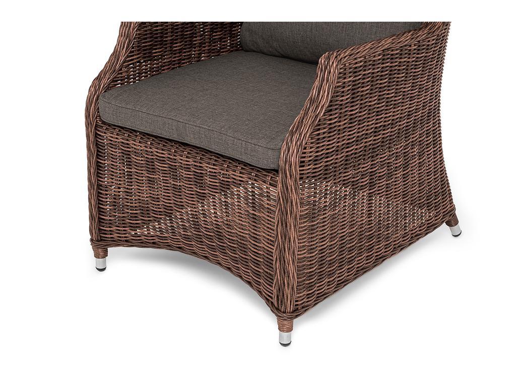 4SIS: кресло садовое(коричневый)