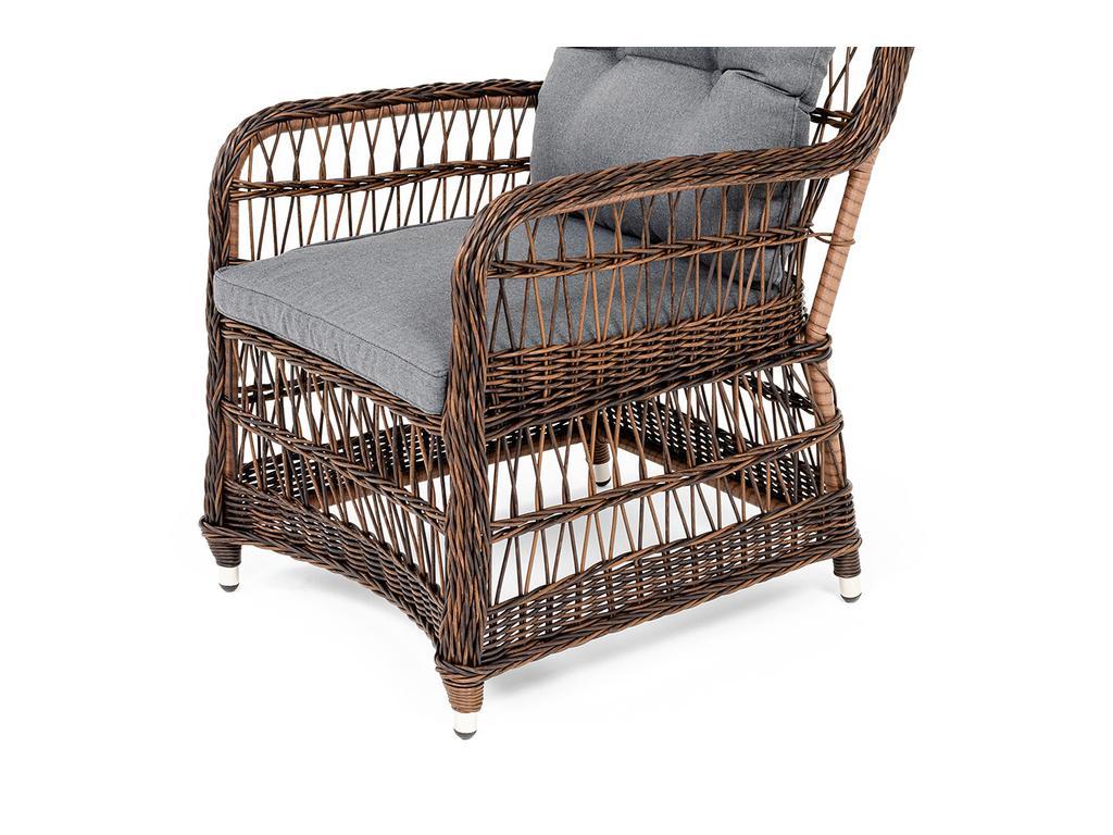 4SIS: кресло садовое(коричневый)