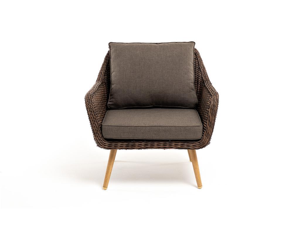 4SIS: кресло садовое(коричневый)