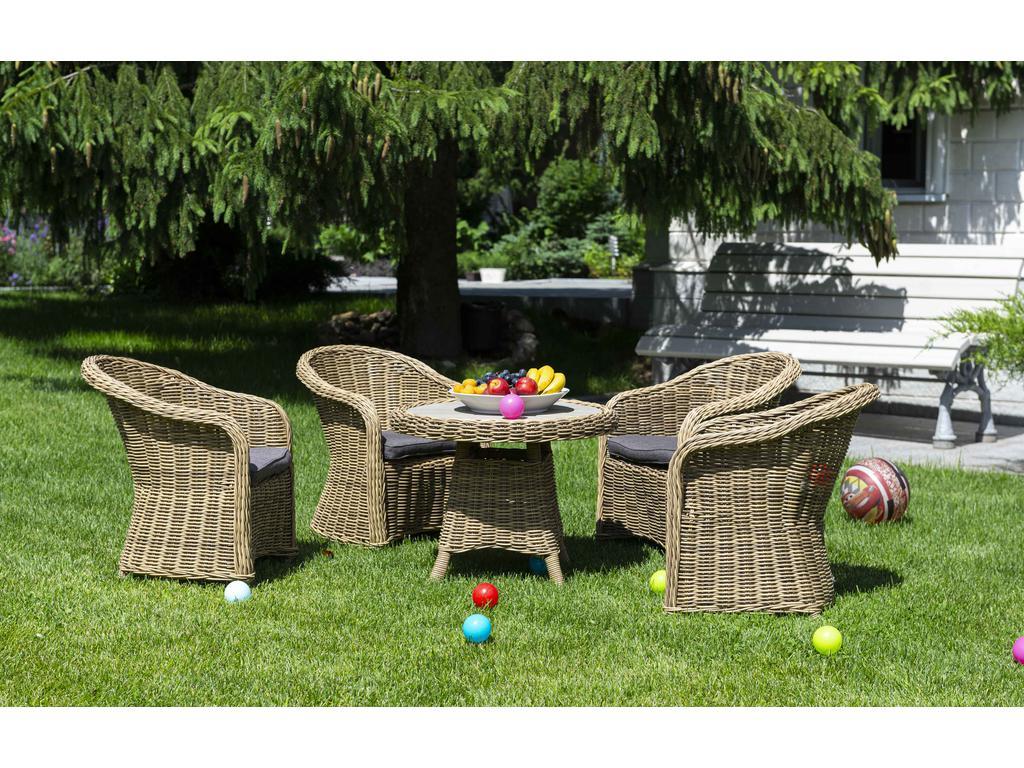 4SIS: стол садовый(соломенный)