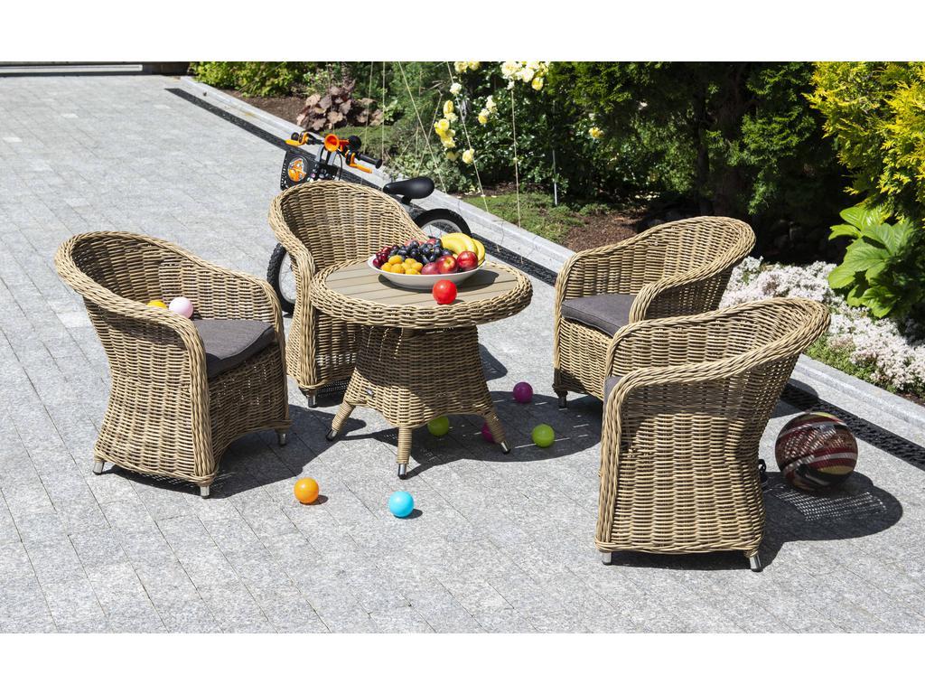 4SIS: стол садовый(соломенный)