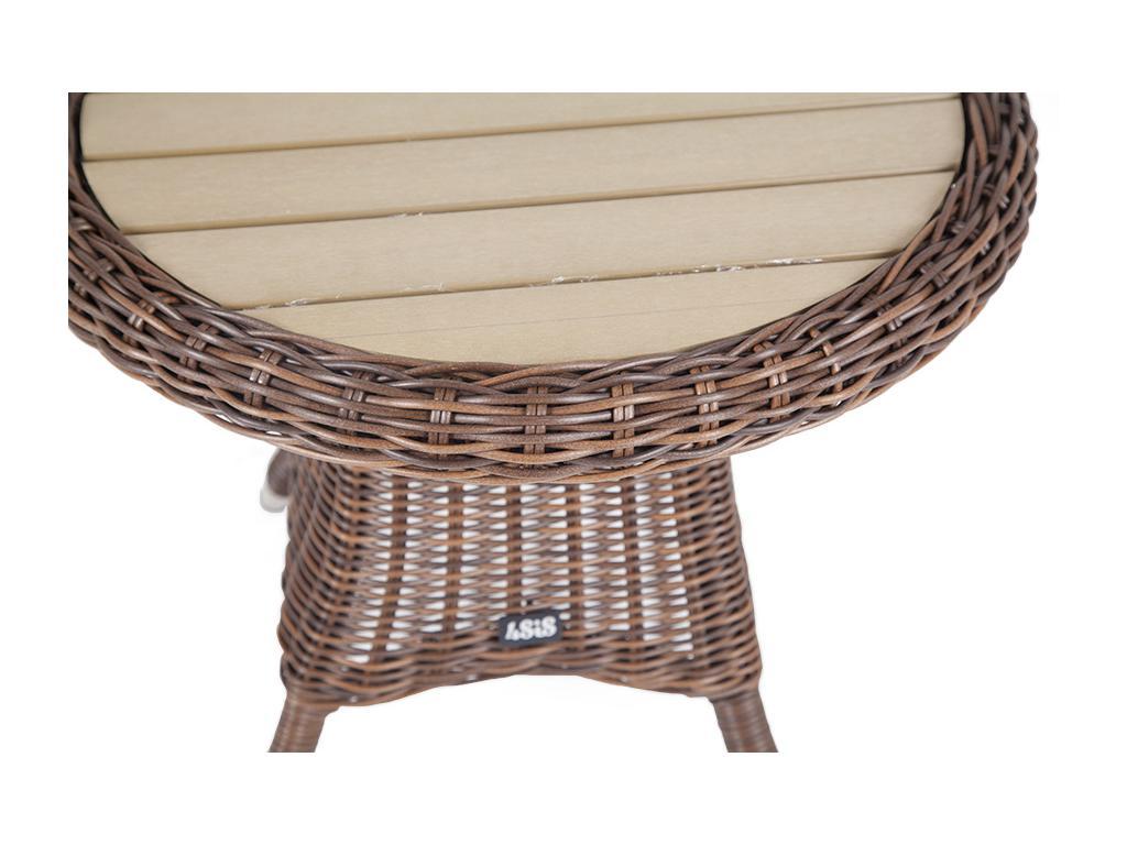 4SIS: стол садовый(коричневый)