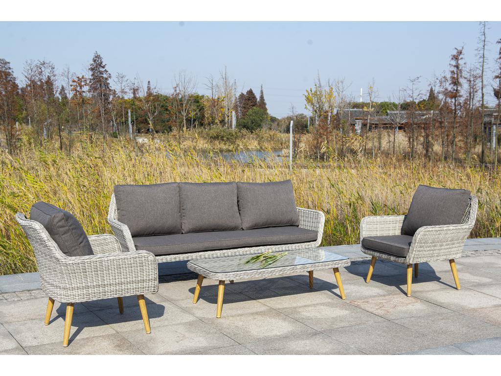 4SIS: стол садовый(бежевый)