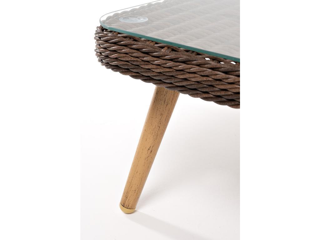 4SIS: стол садовый(коричневый)