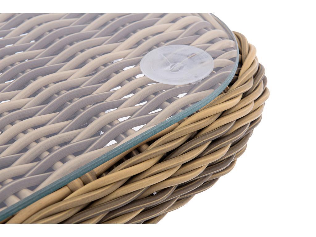 4SIS: стол садовый(соломенный)