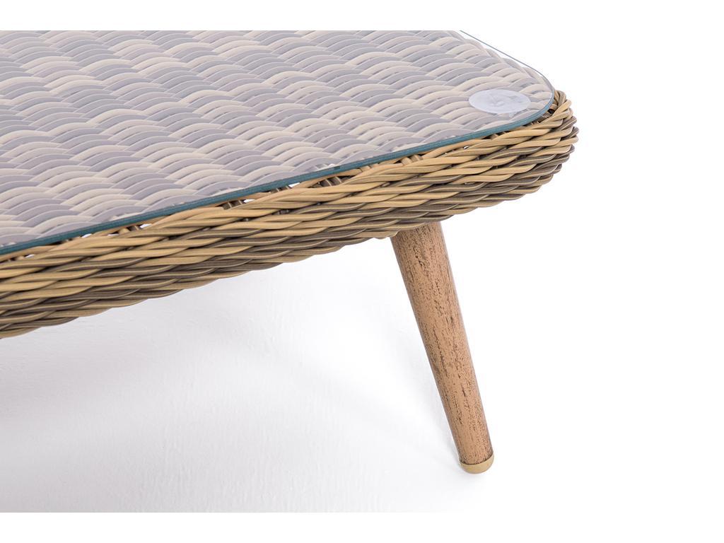 4SIS: стол садовый(соломенный)